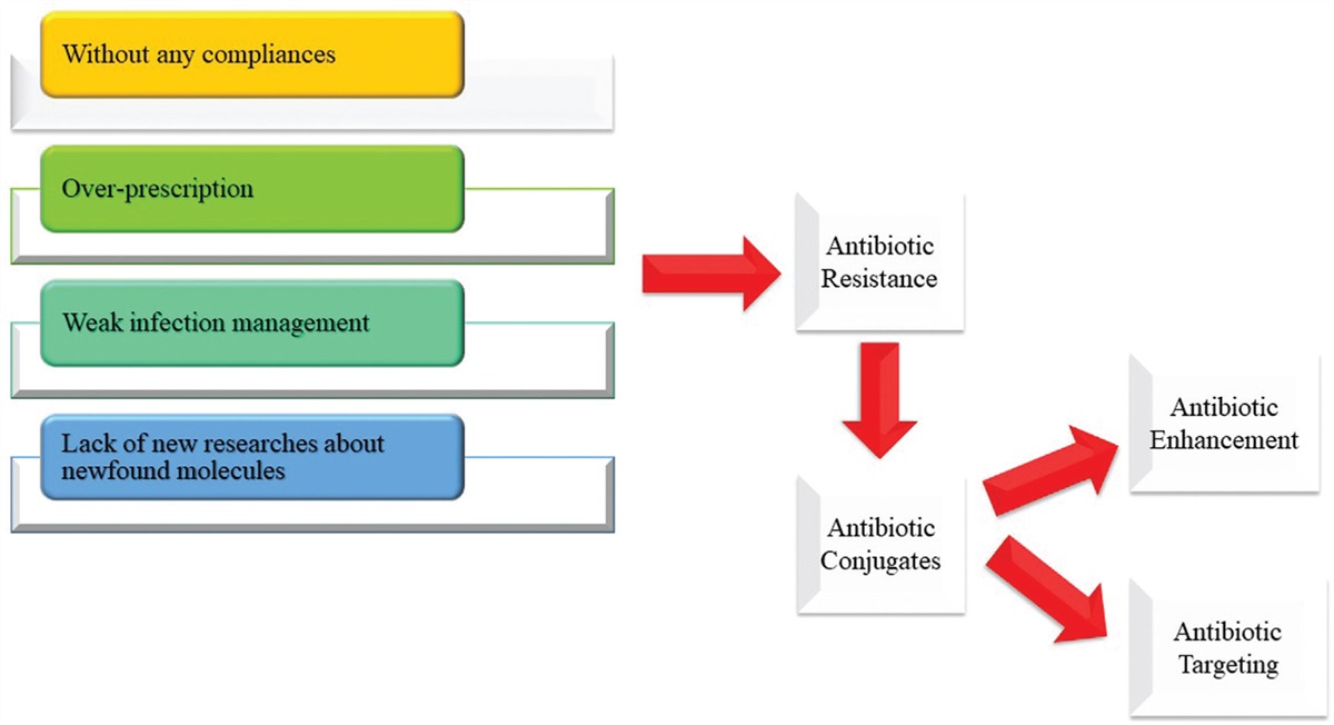 Approaches of therapeutic drug conjugates for bacterial infections