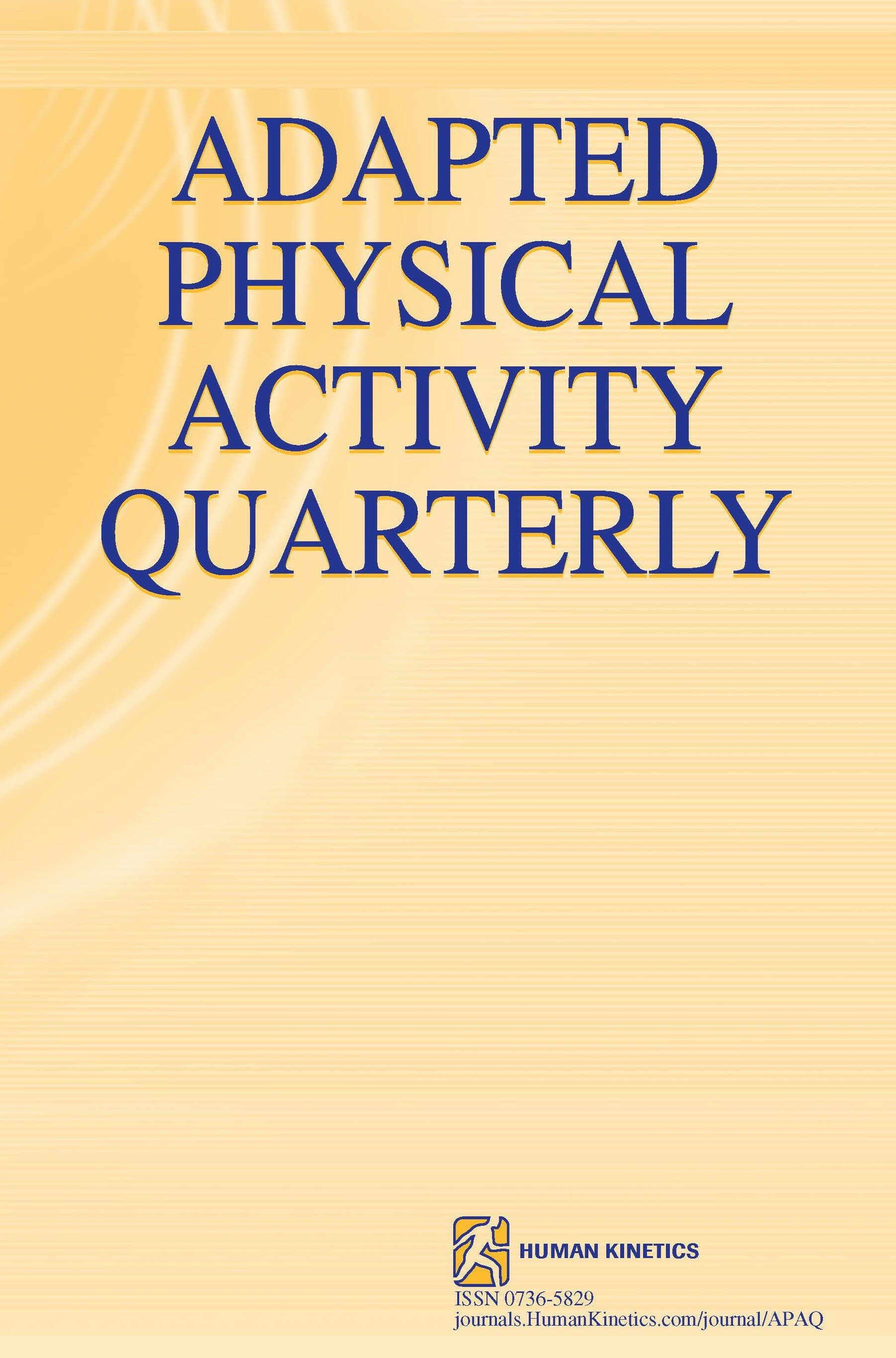 Assessing the Fundamental Movement Skills of Children With Intellectual Disabilities in the Special Olympics Young Athletes Program