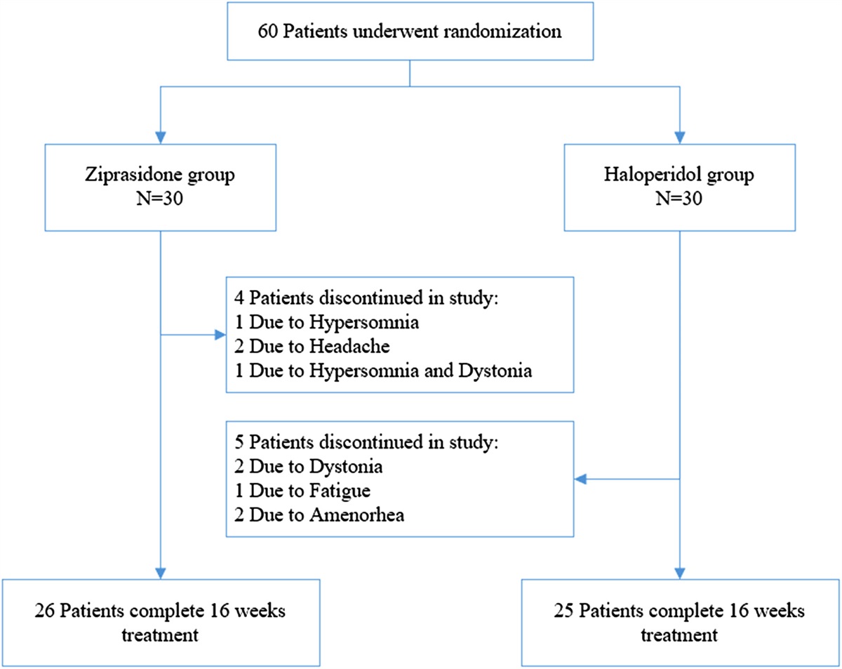 Effects of Ziprasidone or Haloperidol on Theory of Mind in Patients With Schizophrenia: A 16-week Pilot Trial