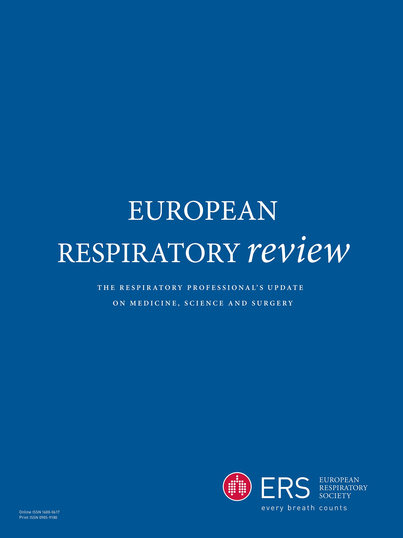 European Respiratory Review, list of peer reviewers 2023