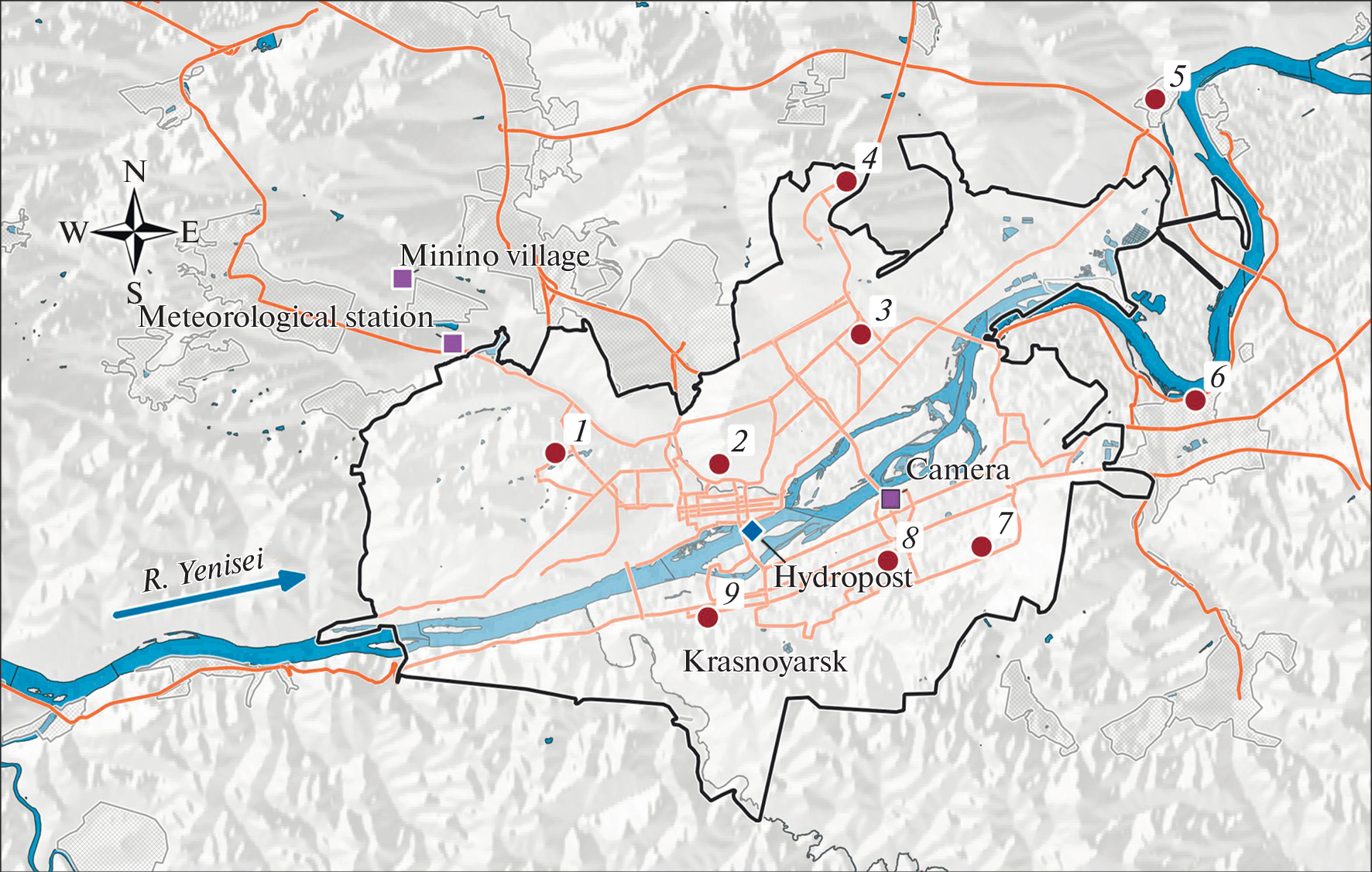 The Influence of Smoke from the Yakut Fires on the State of the Environment in Krasnoyarsk in August 2021