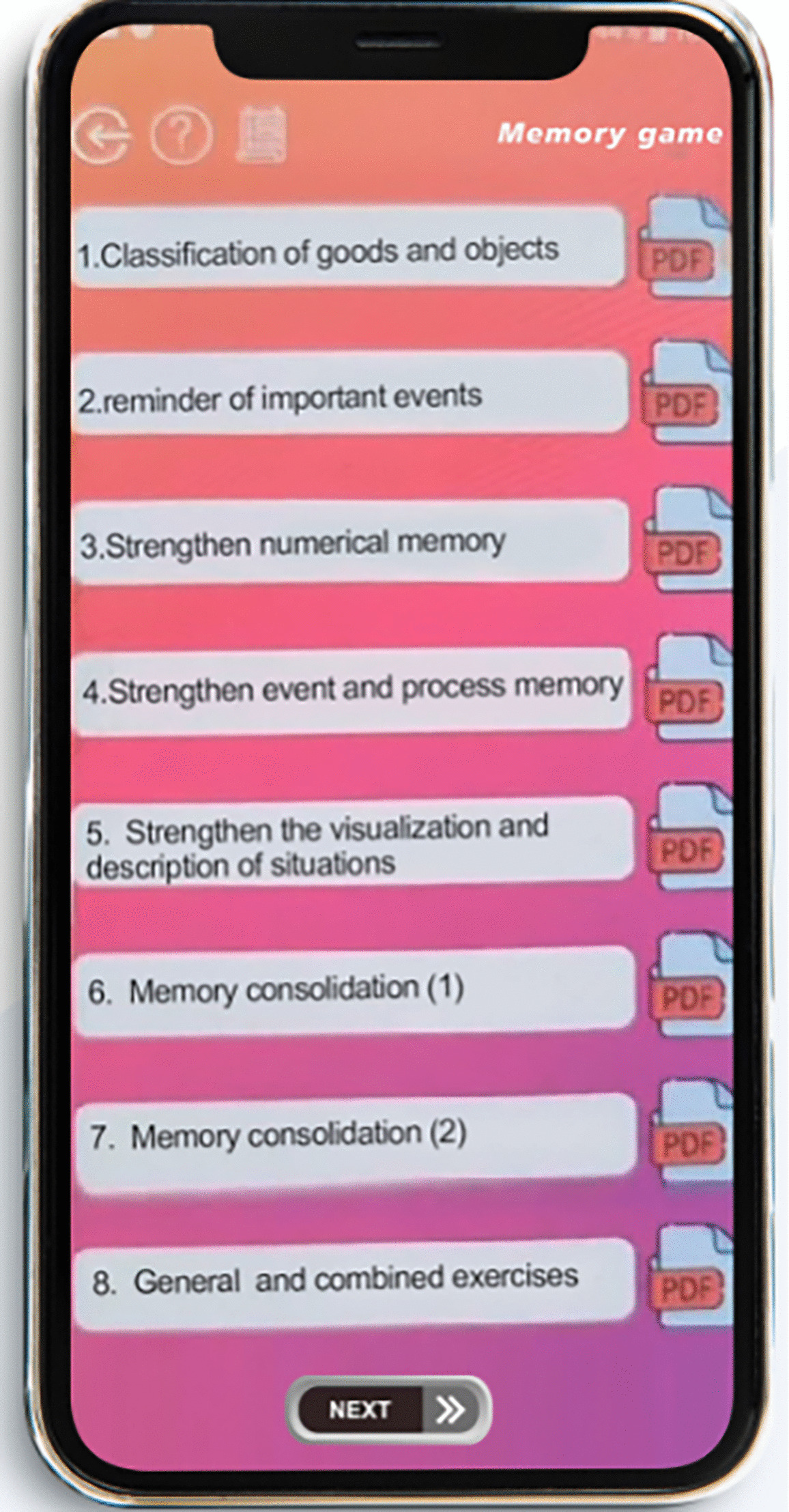 Memory Rehabilitation in Aging as a Need for Today’s Modern Societies: Designing and Determining the Effects of Memory-Boosting Mobile Application on the Cognitive Function of Aging with Cognitive Dysfunction
