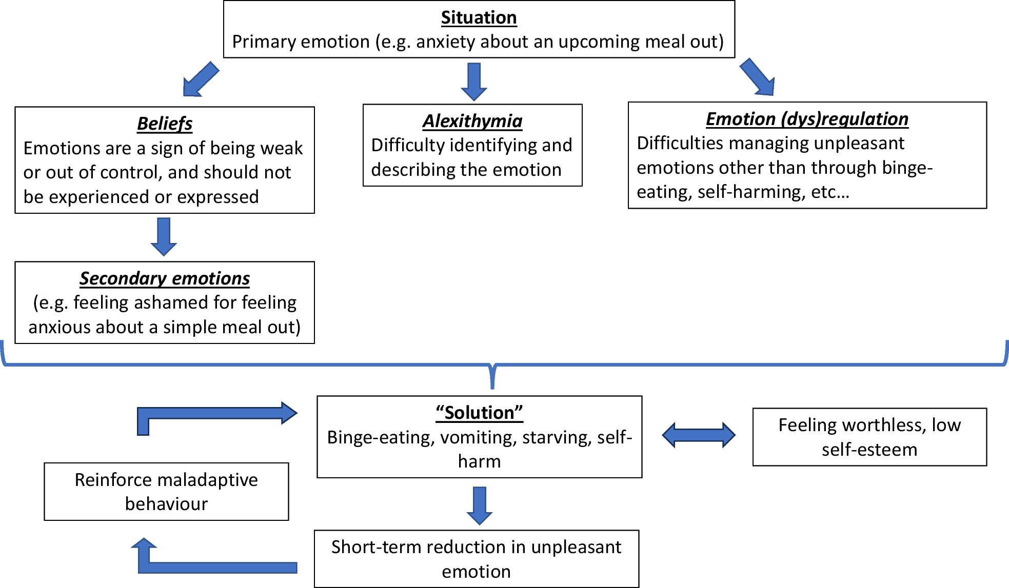 Early evaluation of a DBT-informed online intervention for people with eating disorders