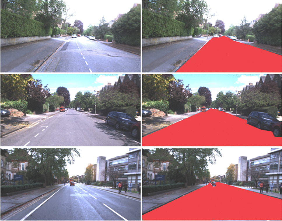 A Novel Cognitively Inspired Deep Learning Approach to Detect Drivable Areas for Self-driving Cars