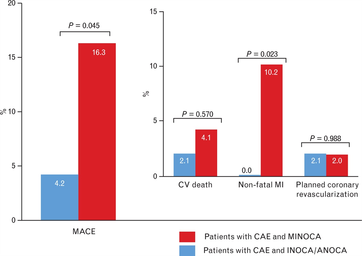 Prognostic role of coronary artery ectasia in patients with nonobstructive coronary artery disease