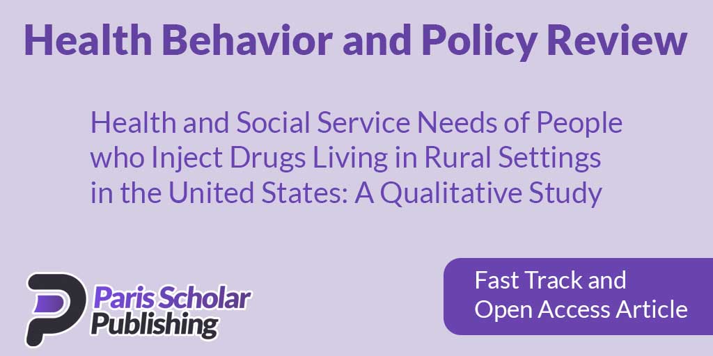 Health and Social Service Needs of People who Inject Drugs Living in Rural Settings in the United States: A Qualitative Study