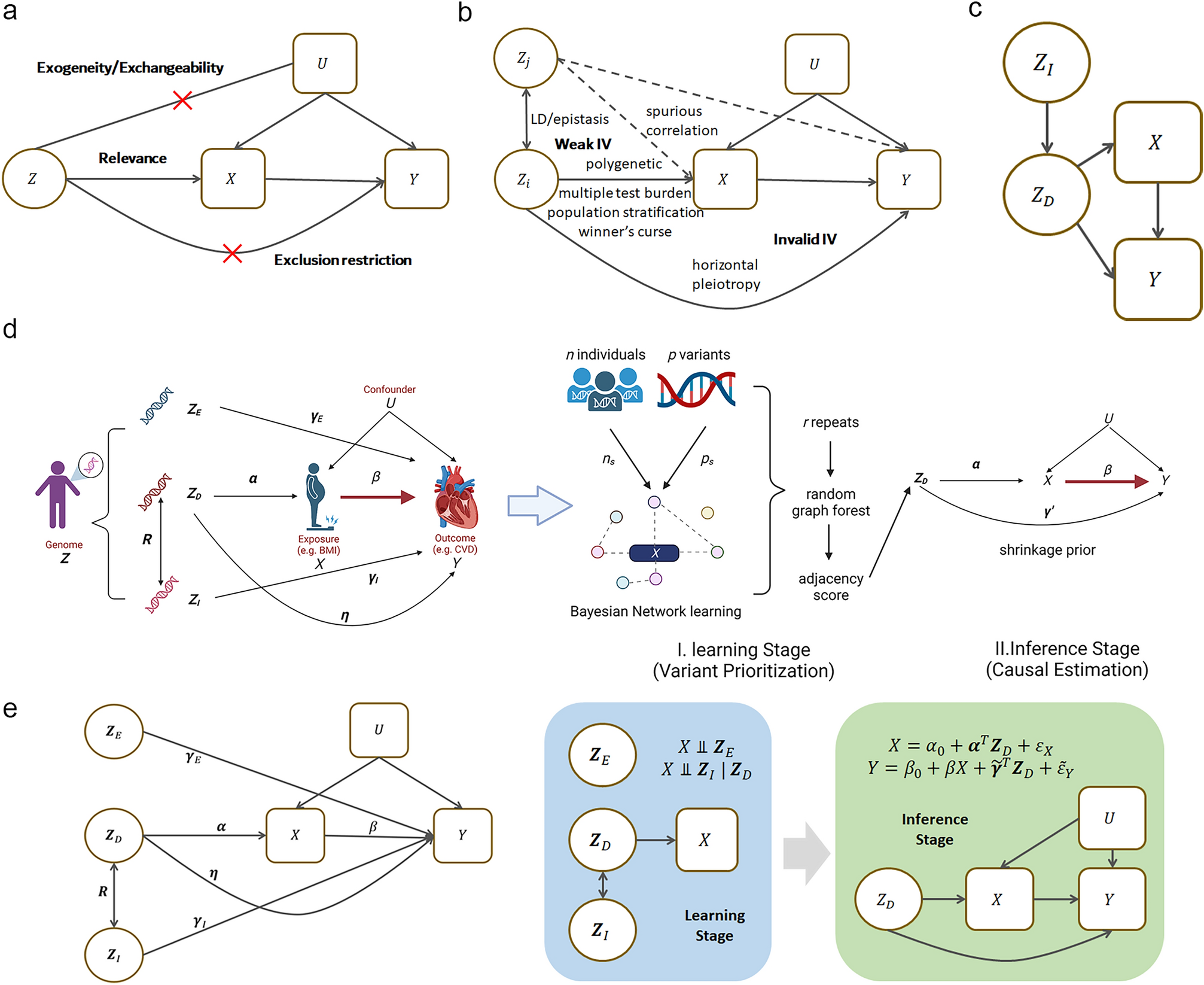 Bayesian network-based Mendelian randomization for variant prioritization and phenotypic causal inference