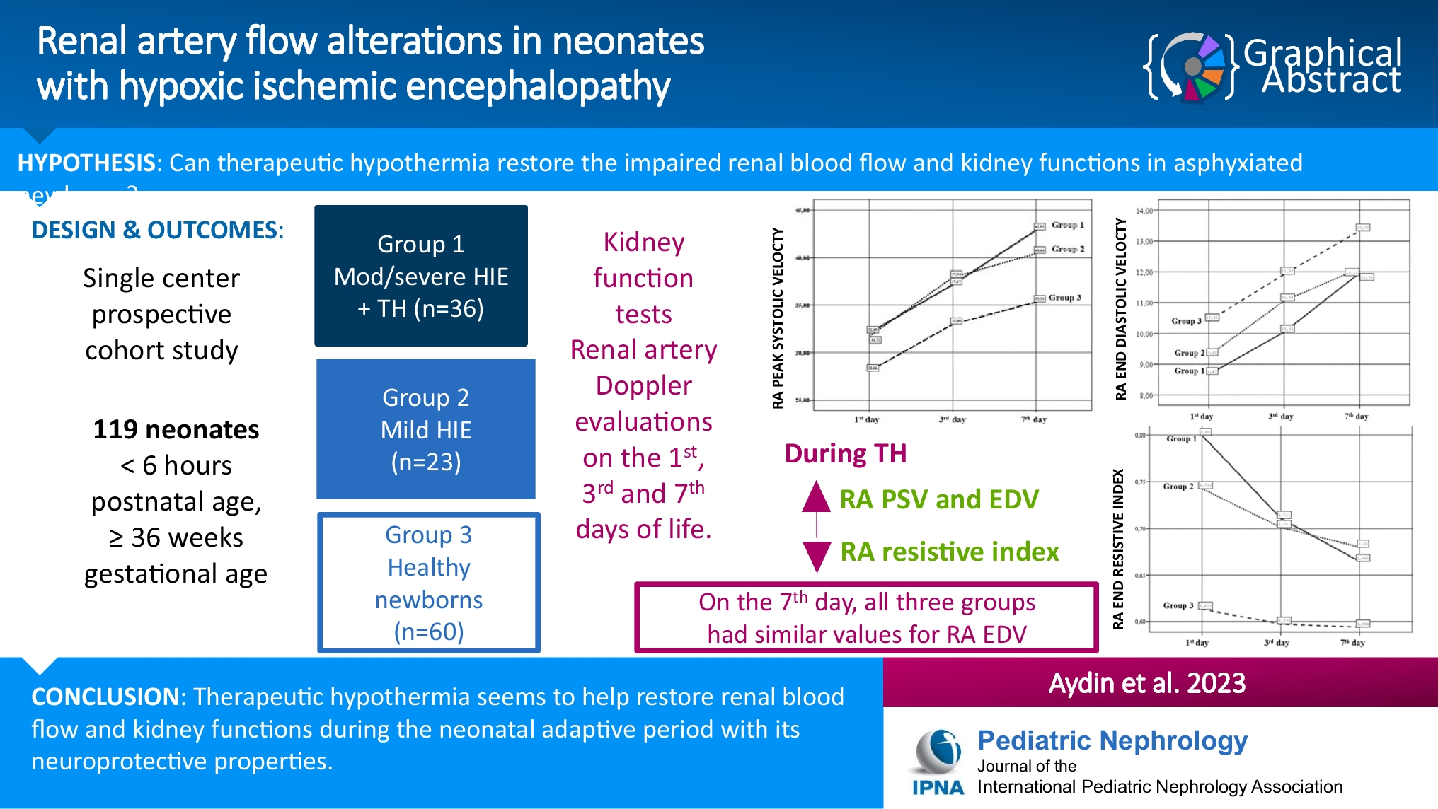 Renal artery flow alterations in neonates with hypoxic ischemic encephalopathy