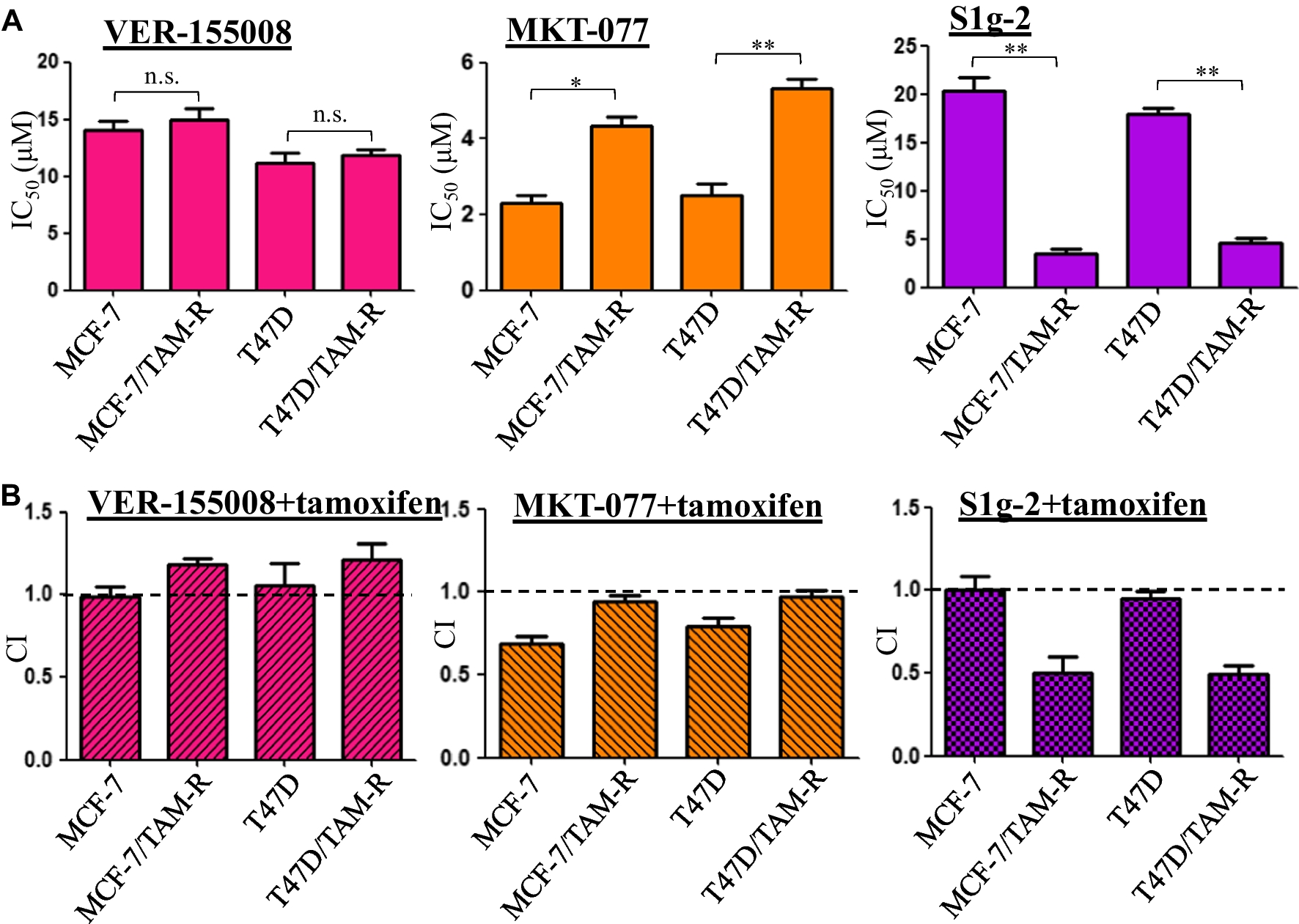 Small molecule inhibitor targeting the Hsp70-Bim protein–protein interaction in estrogen receptor-positive breast cancer overcomes tamoxifen resistance