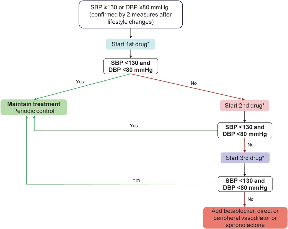 Dietary approach for the treatment of arterial hypertension in patients with diabetes mellitus