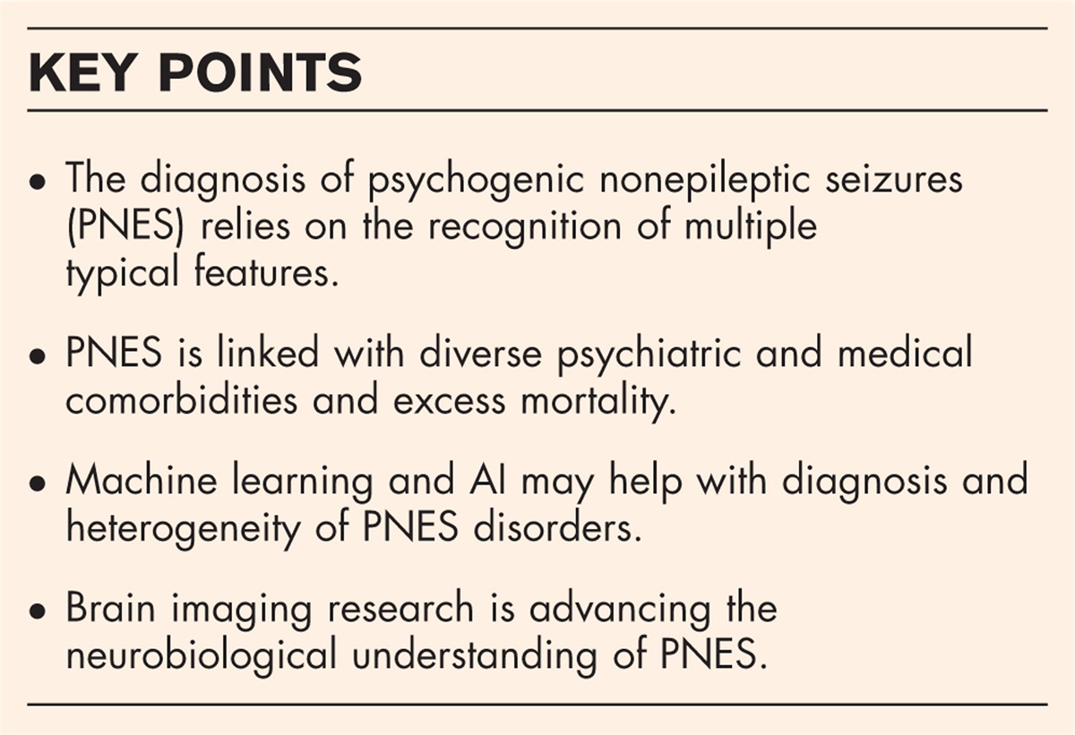 An update on psychogenic nonepileptic seizures