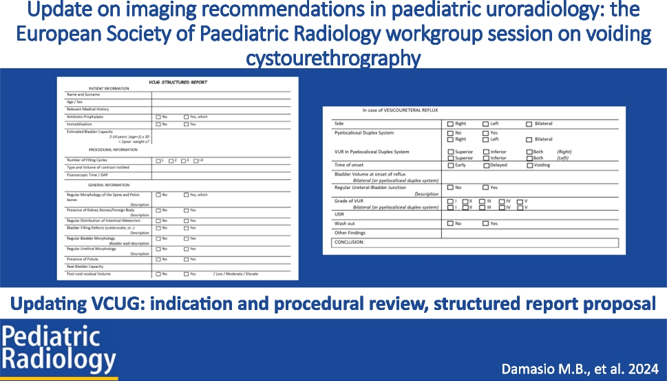 Update on imaging recommendations in paediatric uroradiology: the European Society of Paediatric Radiology workgroup session on voiding cystourethrography