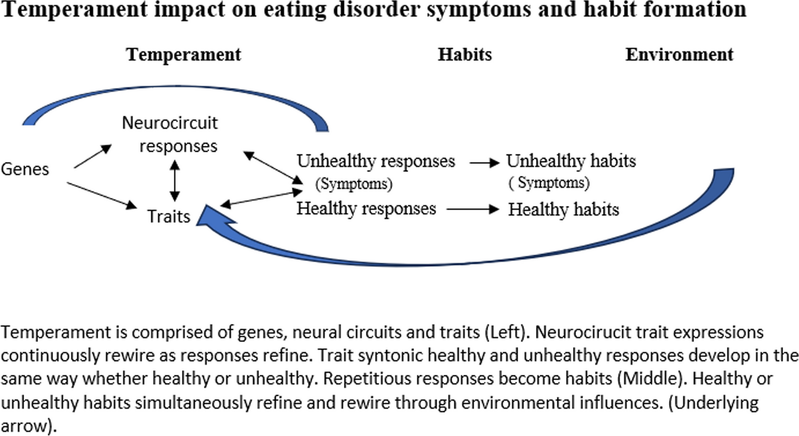 Temperament impact on eating disorder symptoms and habit formation: a novel model to inform treatment