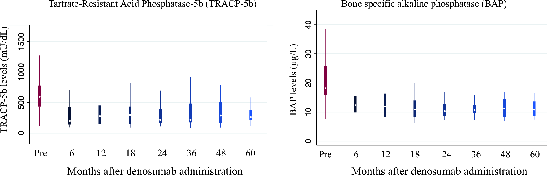 Long-term effects of denosumab on bone mineral density and turnover markers in patients undergoing hemodialysis