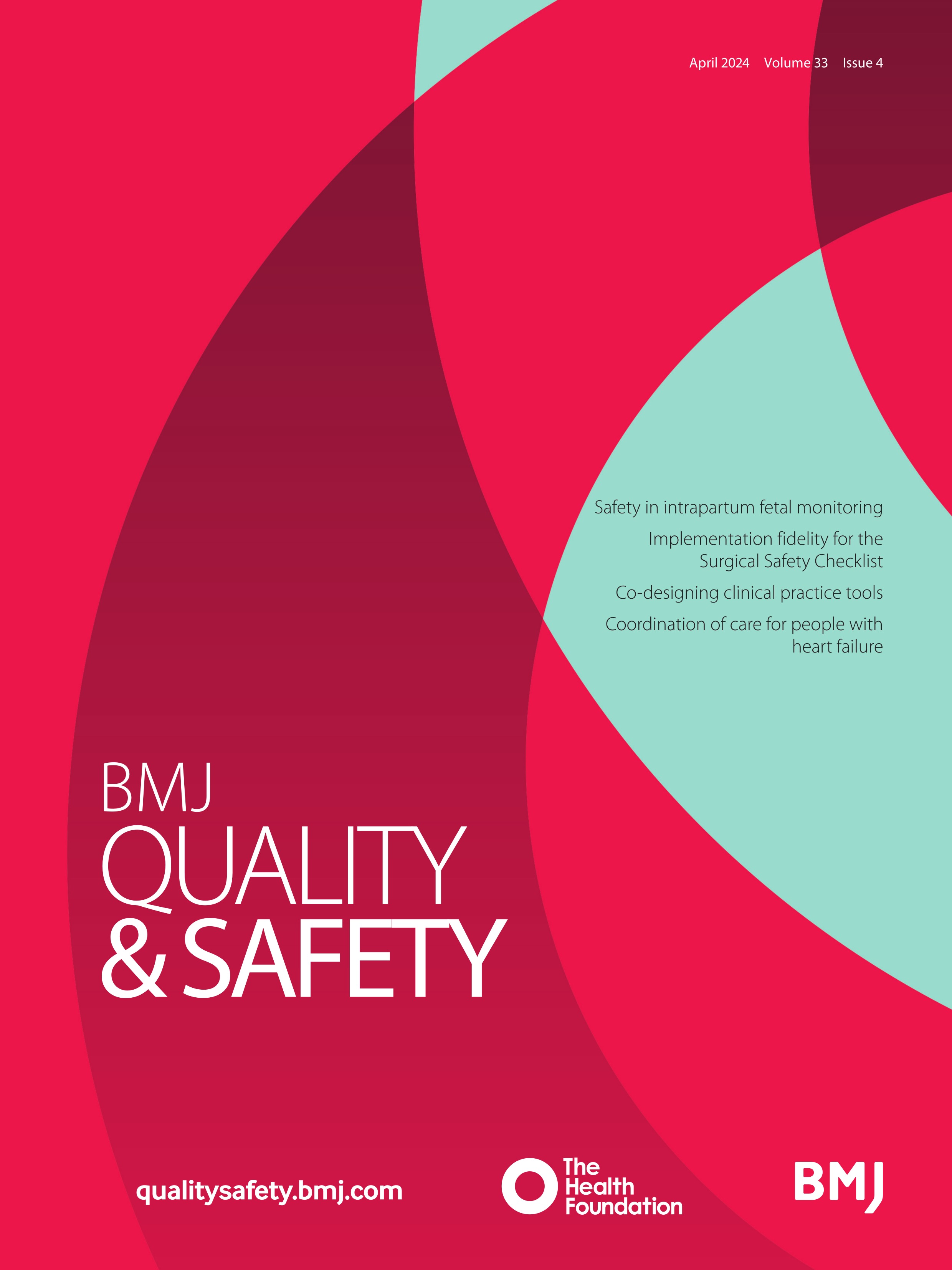 Effective use of interdisciplinary approaches in healthcare quality: drawing on operations and visual management