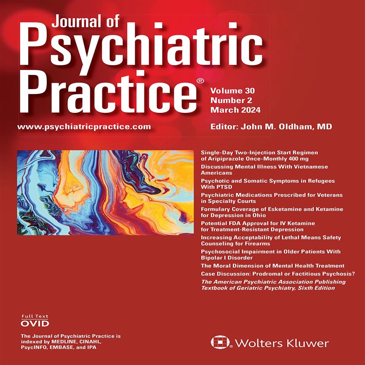 The American Psychiatric Association Publishing Textbook of Geriatric Psychiatry, Sixth Edition