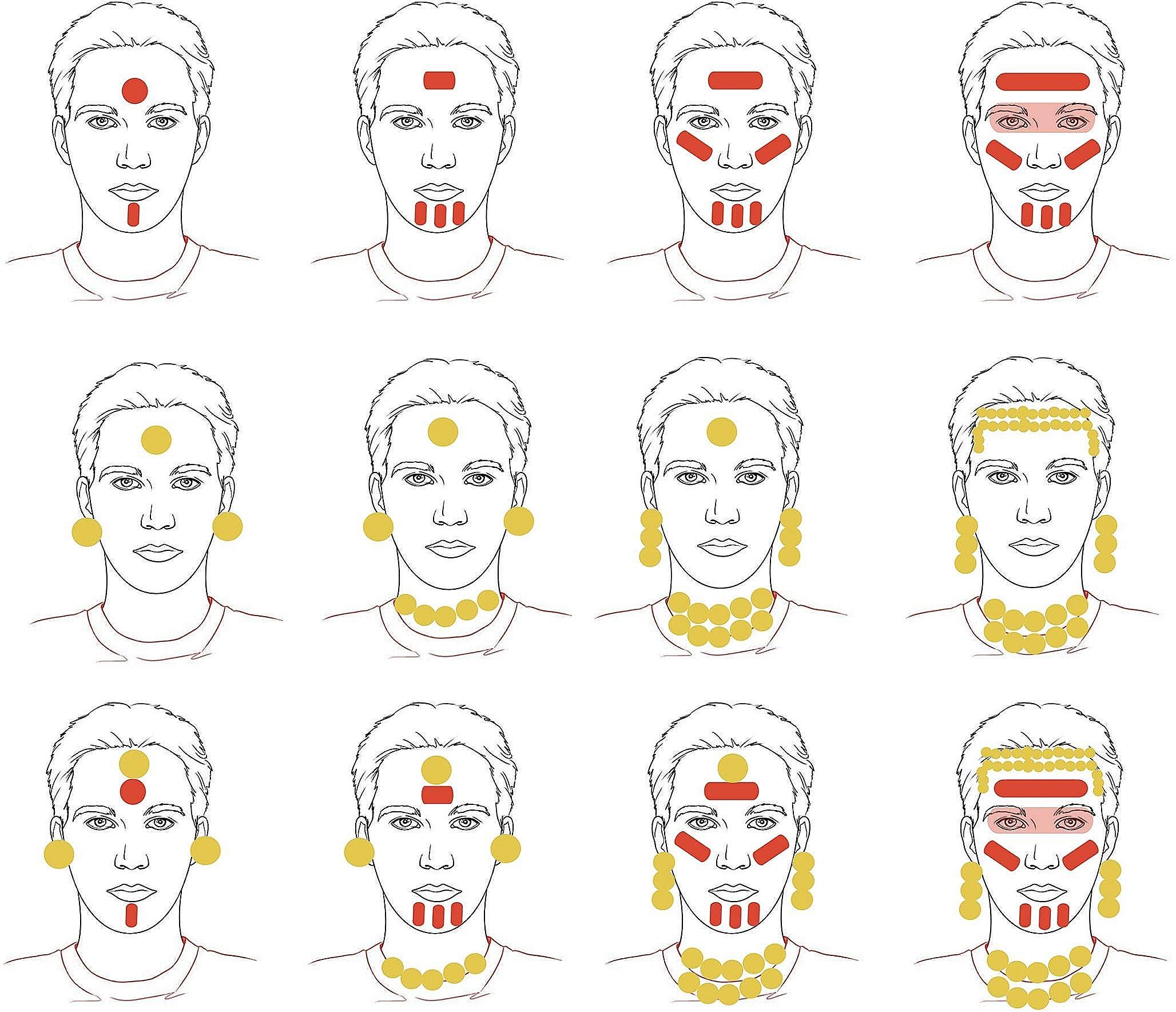 Assigning a social status from face adornments: an fMRI study