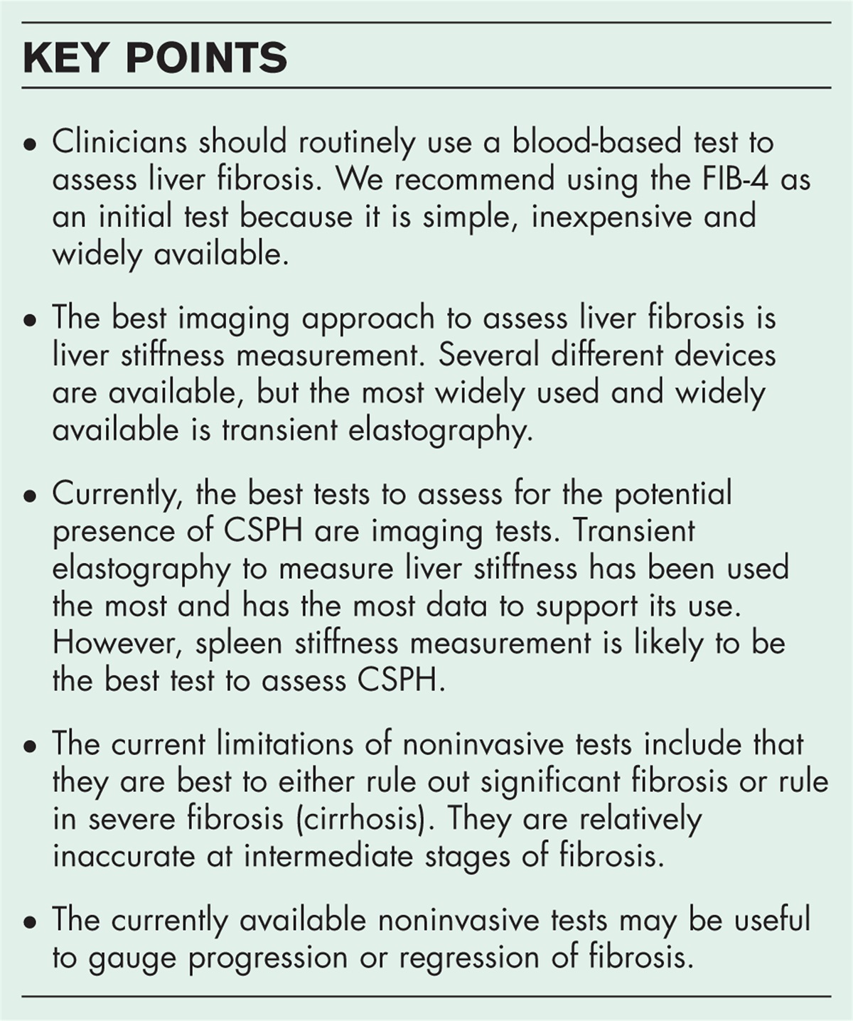Noninvasive assessment of liver fibrosis and portal hypertension