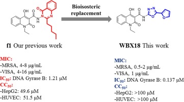 Bioisosteric replacement strategy leads to novel DNA gyrase B inhibitors with improved potencies and properties