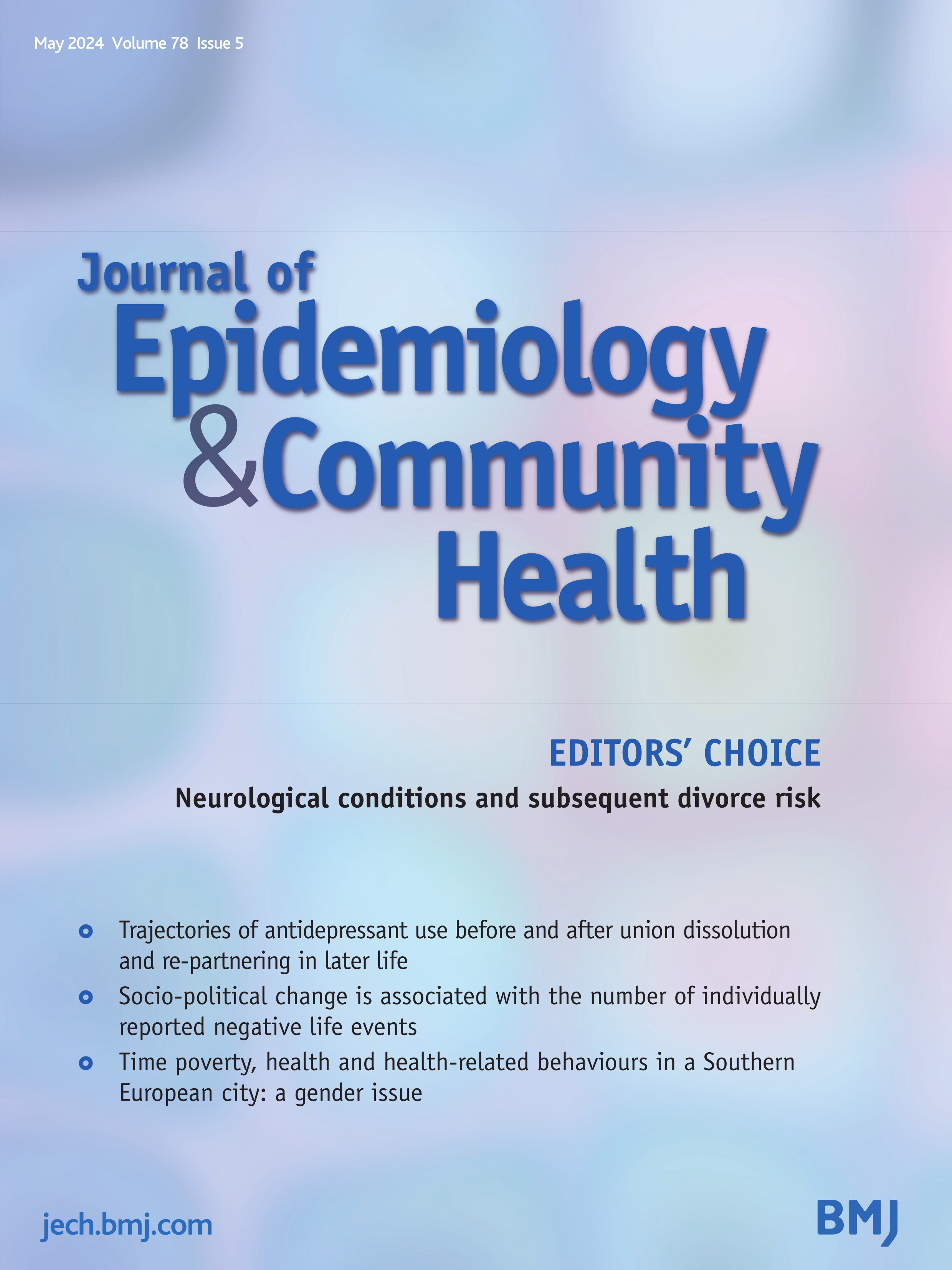 Time poverty, health and health-related behaviours in a Southern European city: a gender issue