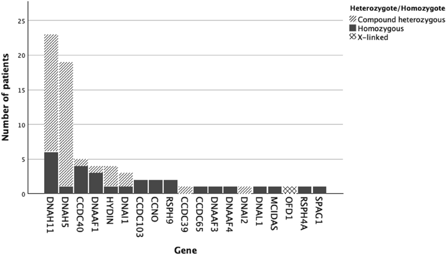 Genetic Spectrum and Clinical Characteristics of Patients with Primary Ciliary Dyskinesia: a Belgian Single Center Study