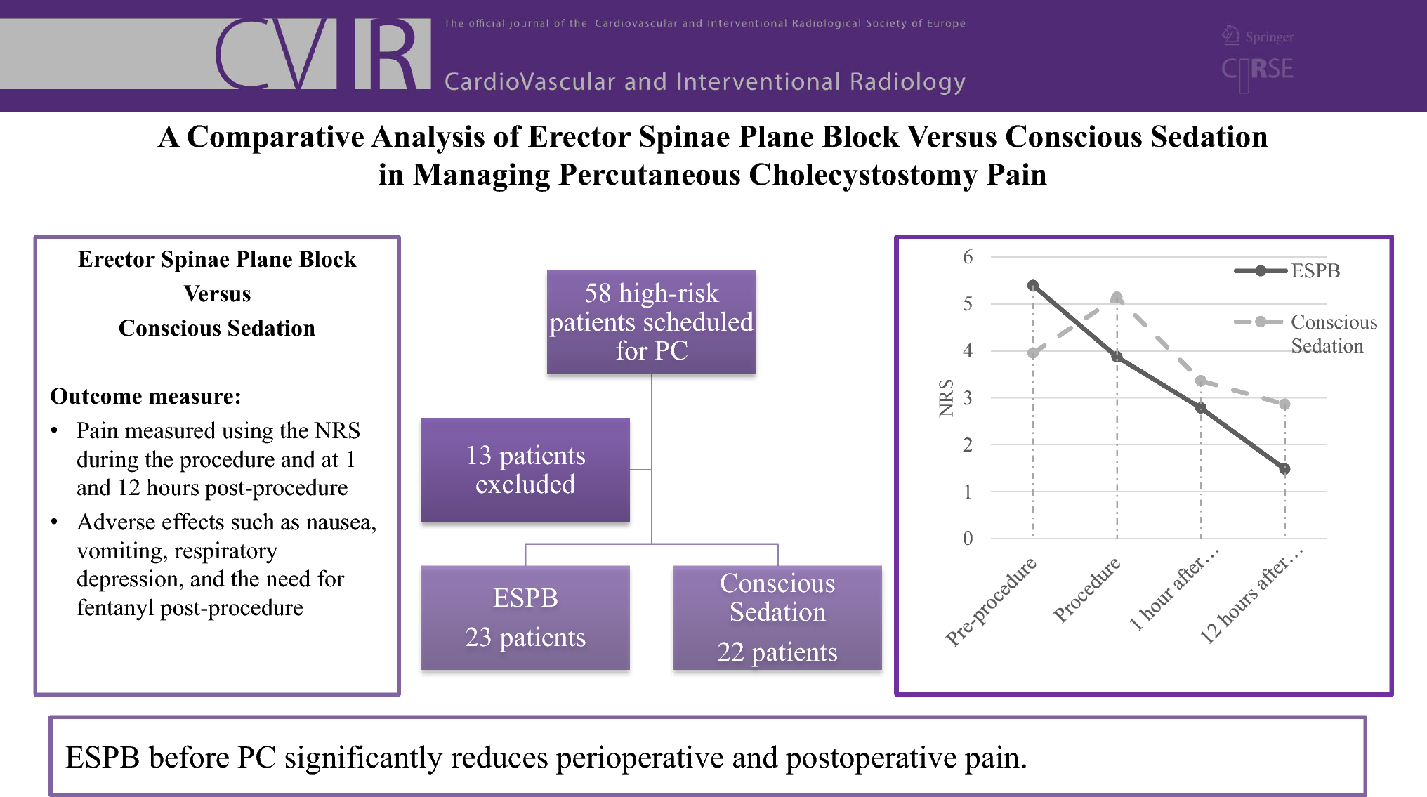 A Comparative Analysis of Erector Spinae Plane Block Versus Conscious Sedation in Managing Percutaneous Cholecystostomy Pain