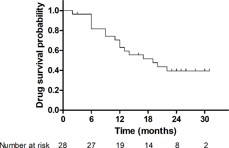 Drug survival and change of disease activity using a second janus kinase inhibitor in patients with difficult-to-treat rheumatoid arthritis who failed to a janus kinase inhibitor and subsequent biologics