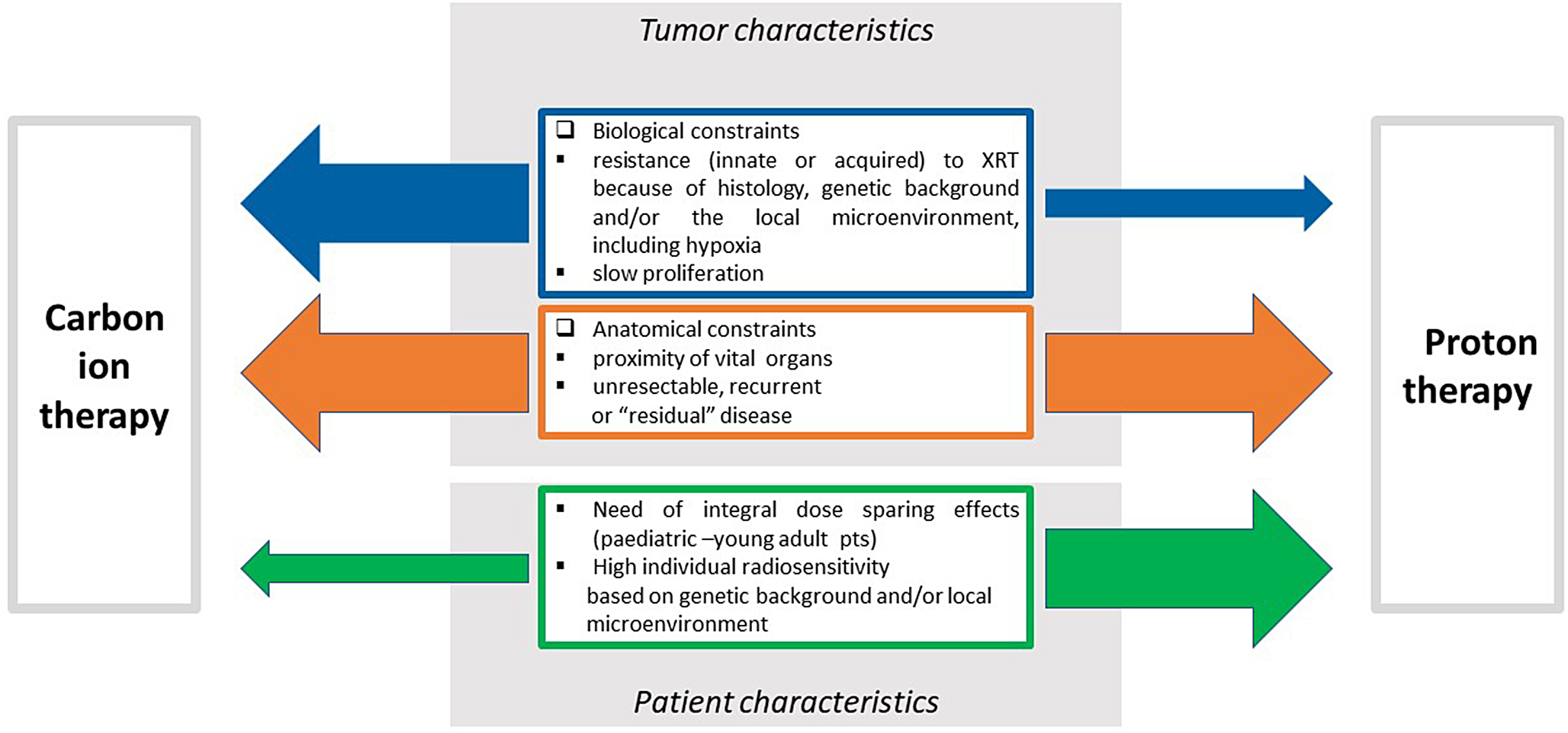 The clinical roadmap in a dual-beam hadrontherapy centre: tumour-based and patient-tailored selection criteria, management of range uncertainties and oncological patient pathway