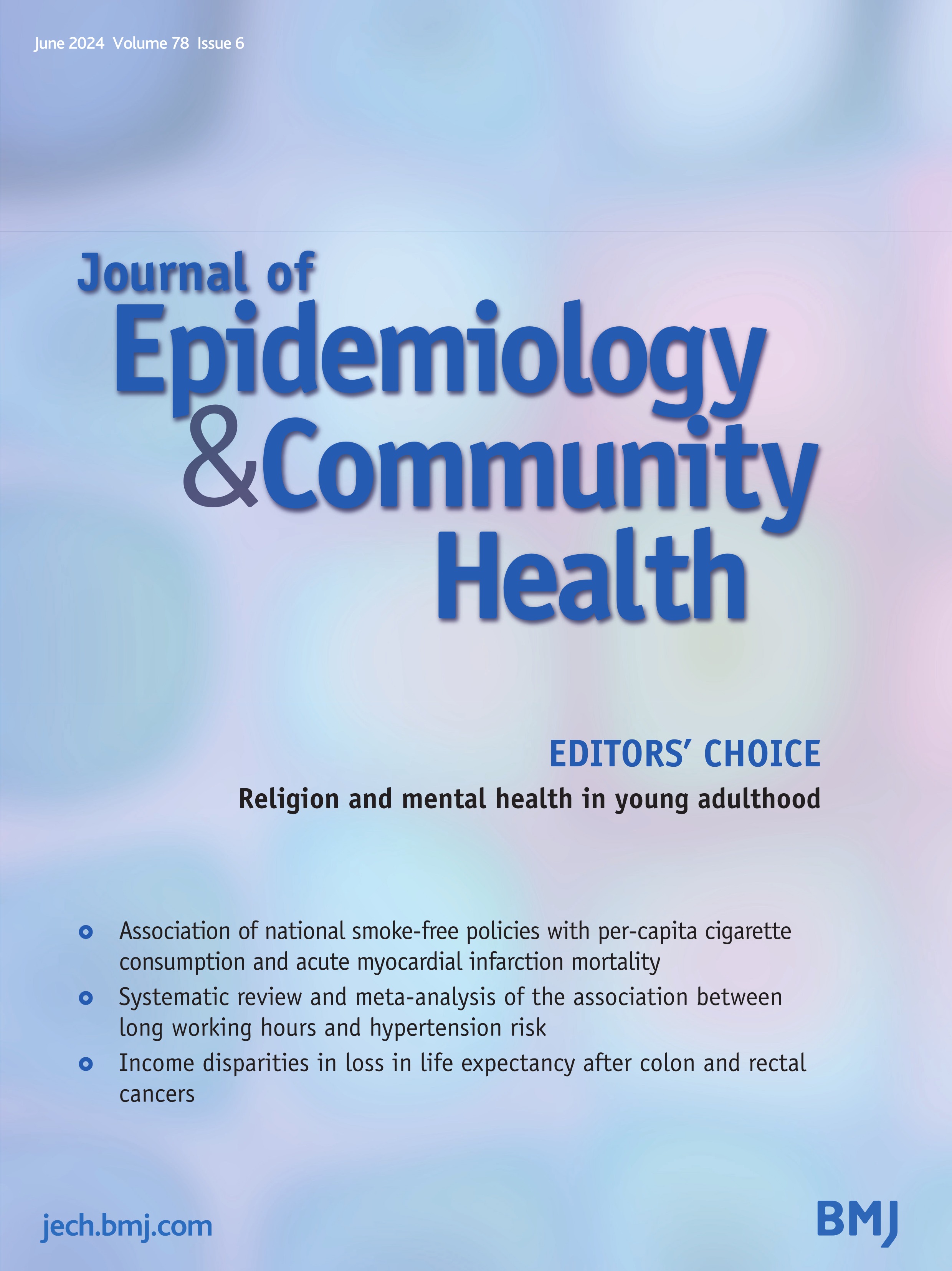 Religion and mental health in young adulthood: a register-based study on differences by religious affiliation in sickness absence due to mental disorders in Finland