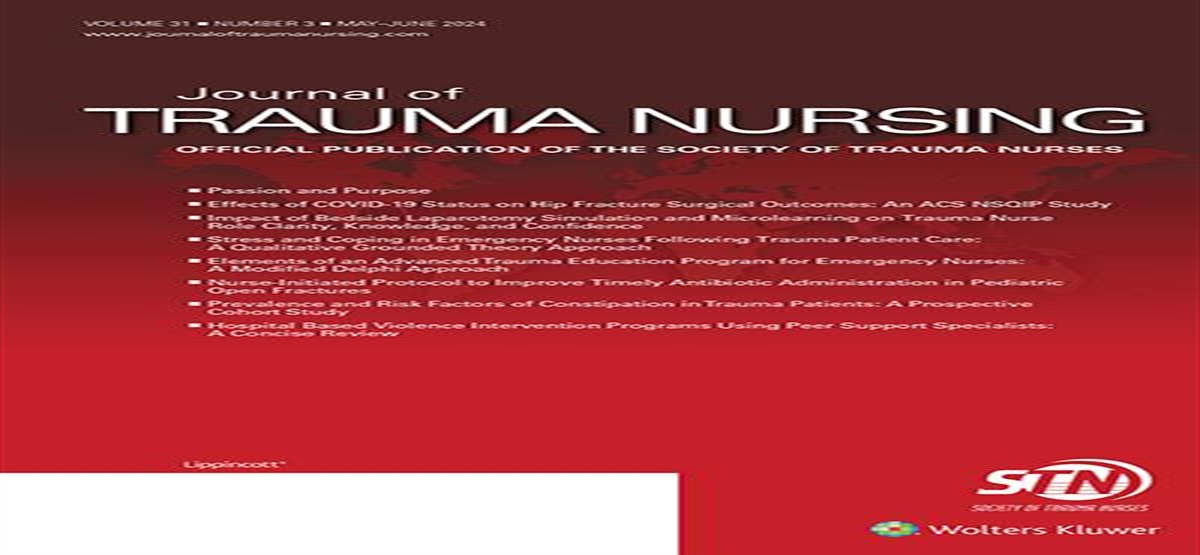 Stress and Coping in Emergency Nurses following Trauma Patient Care: A Qualitative Grounded Theory Approach