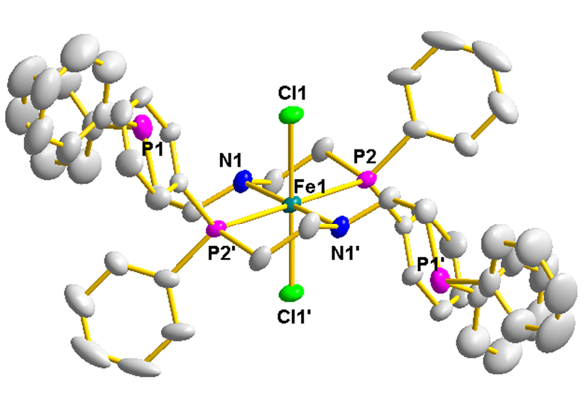 Synthesis and Characterization of Aliphatic PPhNHPPh-Type Iron-Containing Complexes