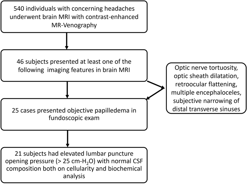Tortuous occipital emissary vein combined with dural venous sinus stenosis in contrast-enhanced MRV for evaluation of idiopathic intracranial hypertension