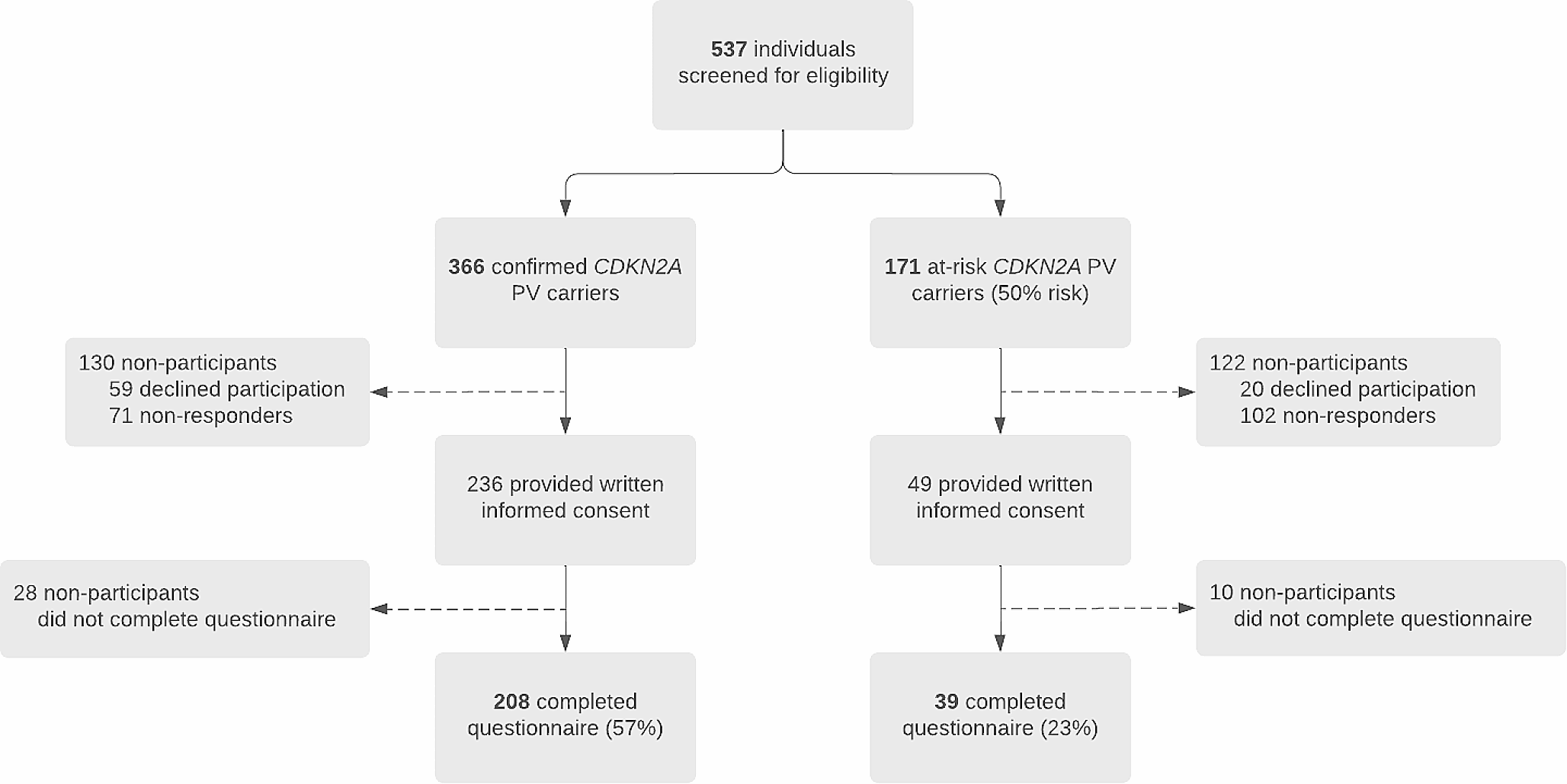 Attitudes toward genetic testing, family planning and preimplantation genetic testing in families with a germline CDKN2A pathogenic variant