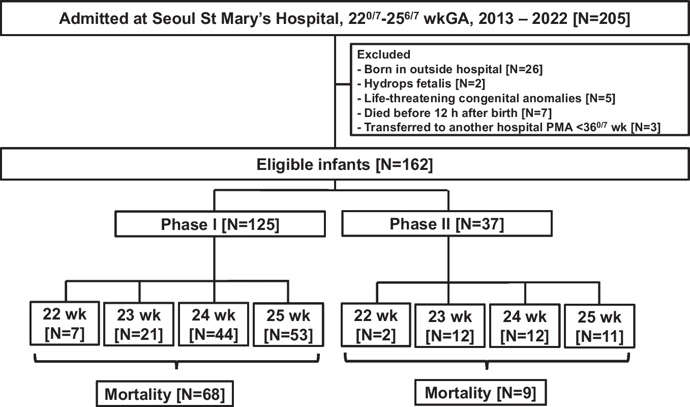 Enhanced Survival of 22–25 Week Preterm Infants After Proactive Care Implementation: A Comparative Analysis of Two Time Periods