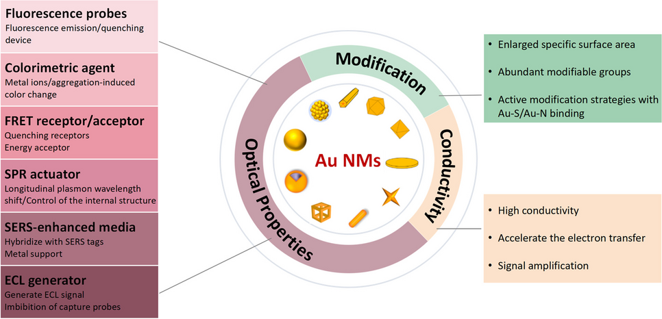 Gold nanomaterials: important vectors in biosensing of breast cancer biomarkers