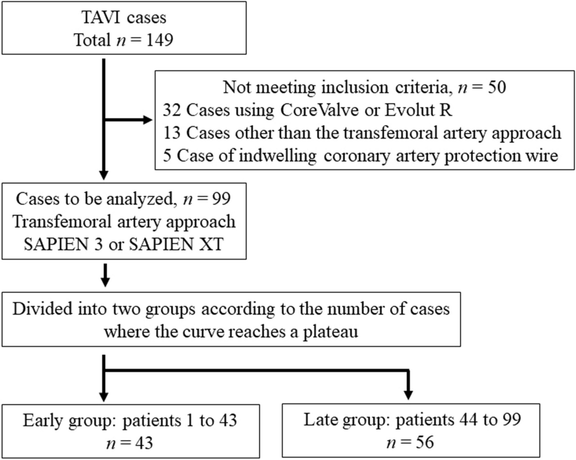 Impact of proficiency in the transcatheter aortic valve implantation procedure on clinical outcomes: a single center retrospective study