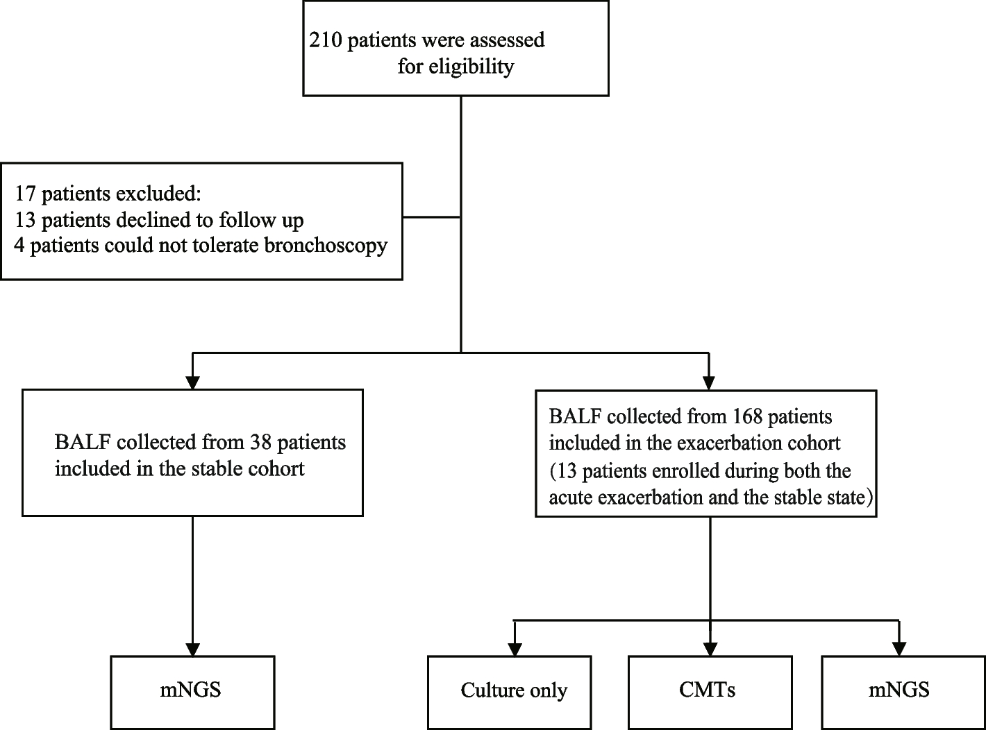 Microbiological characteristics of the lower airway in adults with bronchiectasis: a prospective cohort study