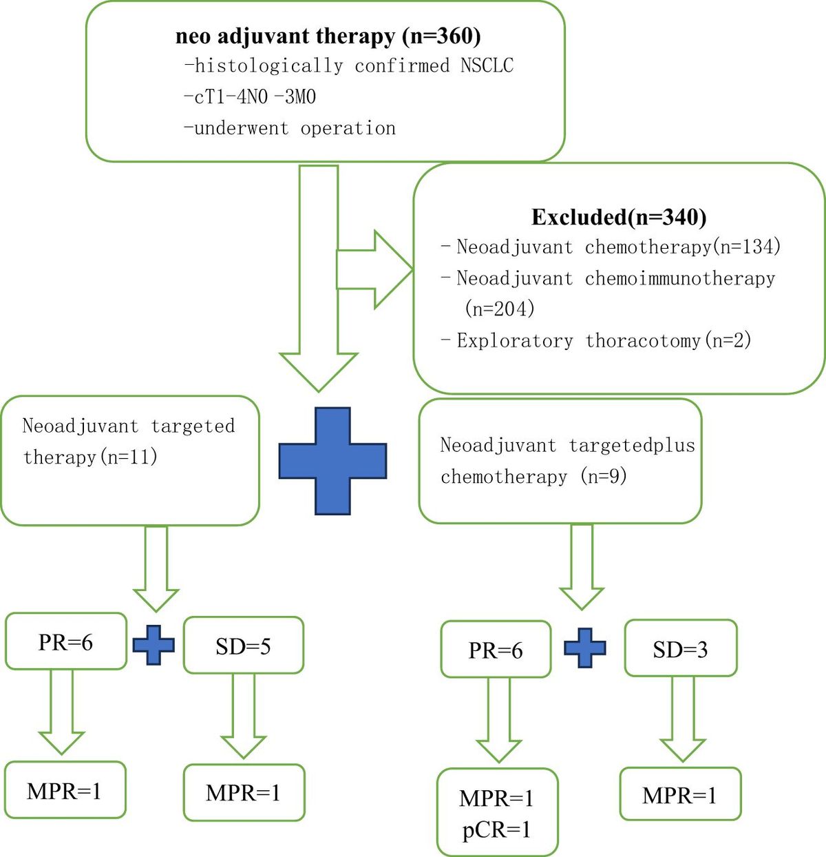 Neoadjuvant targeted therapy versus targeted combined with chemotherapy for resectable EGFR-mutant non–small cell lung cancer: a retrospective controlled real-world study