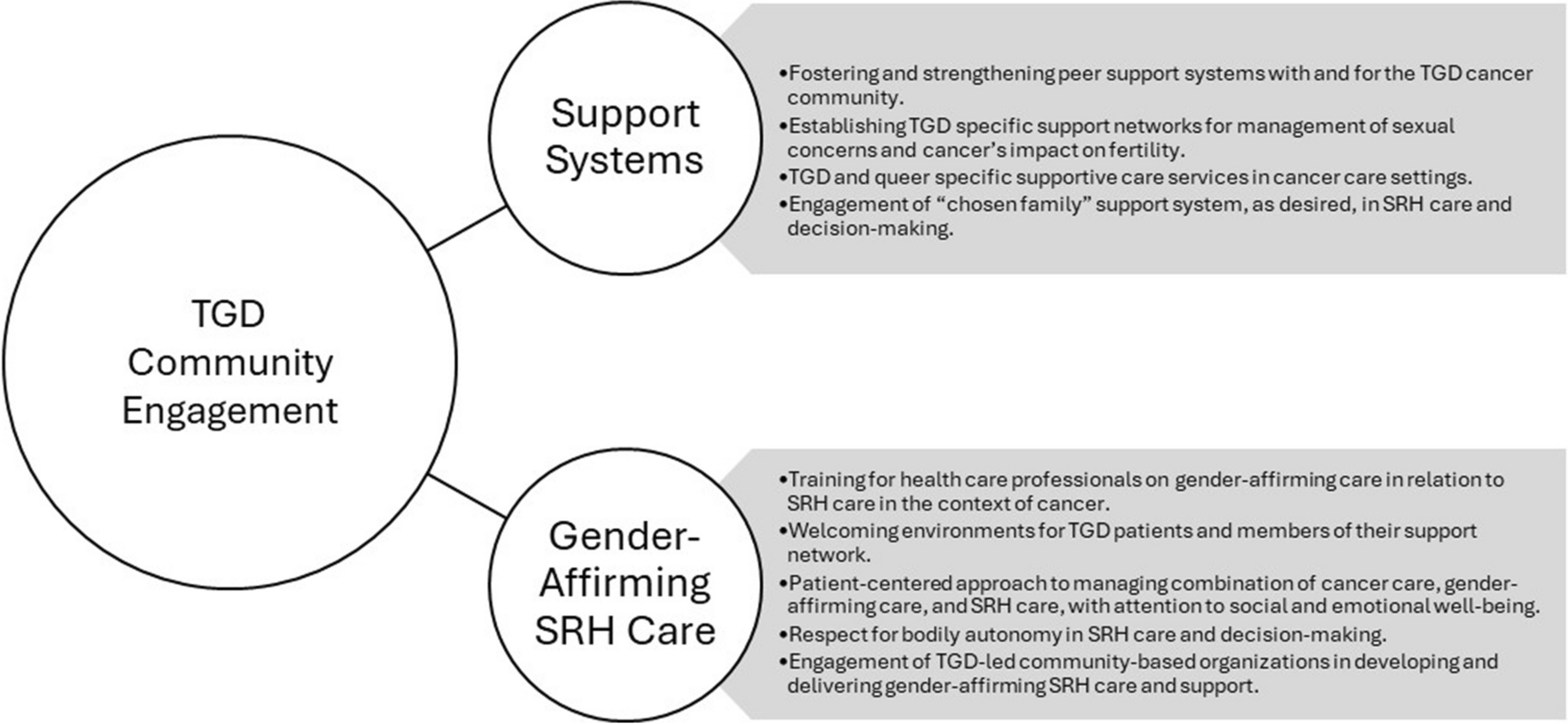 “Just for pregnant women, not for you”: a qualitative evaluation of the sexual and reproductive healthcare experiences of transgender and gender diverse cancer survivors