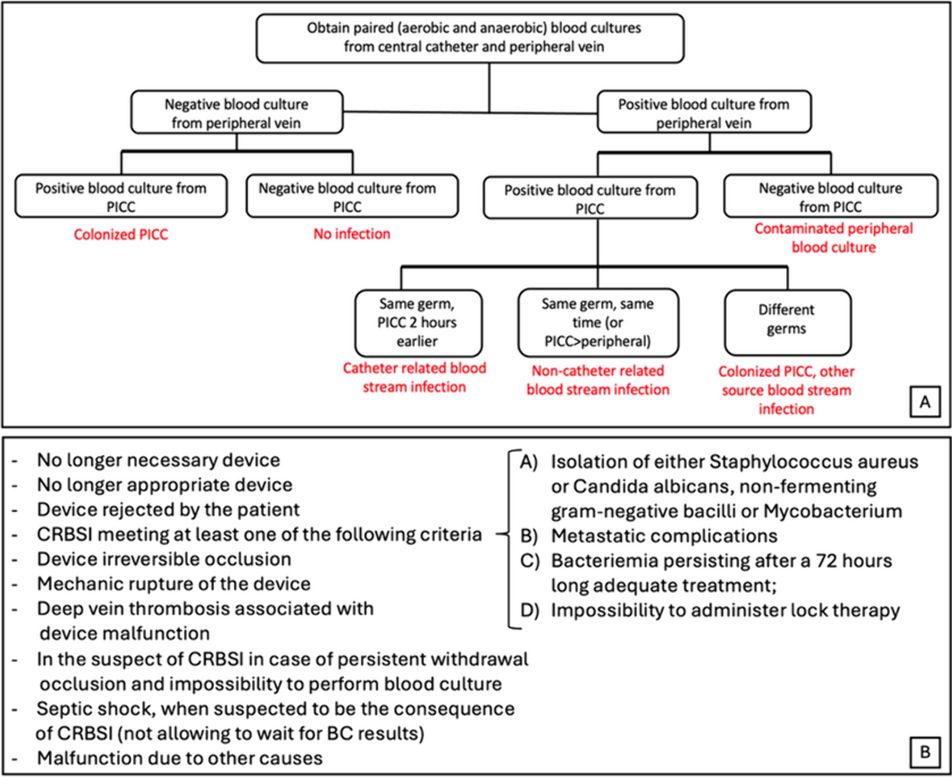 Should I stay or should I go? A case of central line-associated bloodstream infection (CLABSI) differential diagnosis