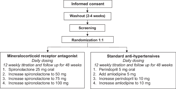 A Randomized trial assessing Efficacy and safety of Mineralocorticoid receptor Antagonist therapy compared to Standard antihypertensive Therapy in hypErtension with low Renin (REMASTER): rationale and study design