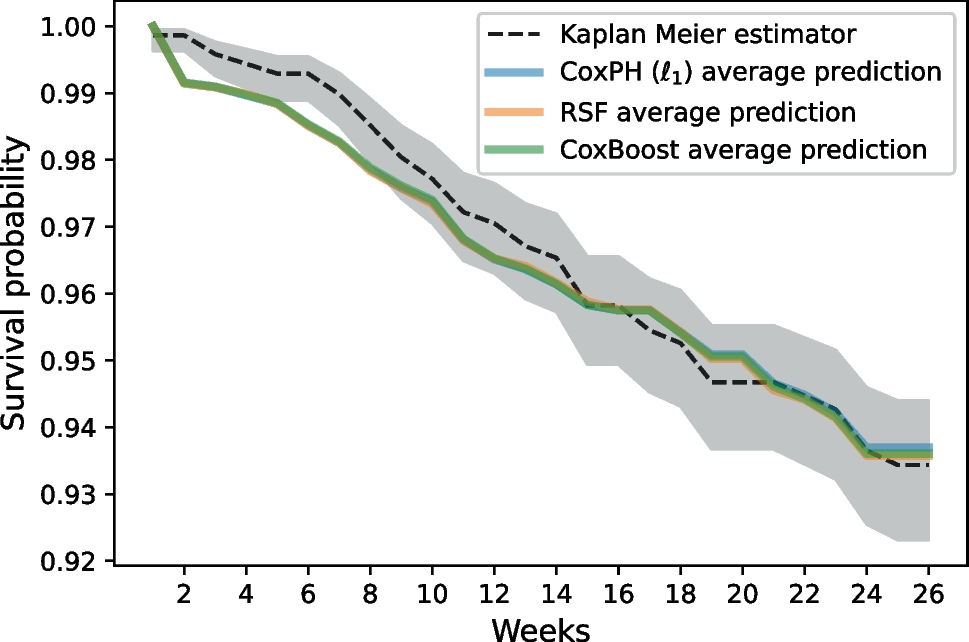 Prognosis of fall risk in home care clients: A noninvasive approach using survival analysis