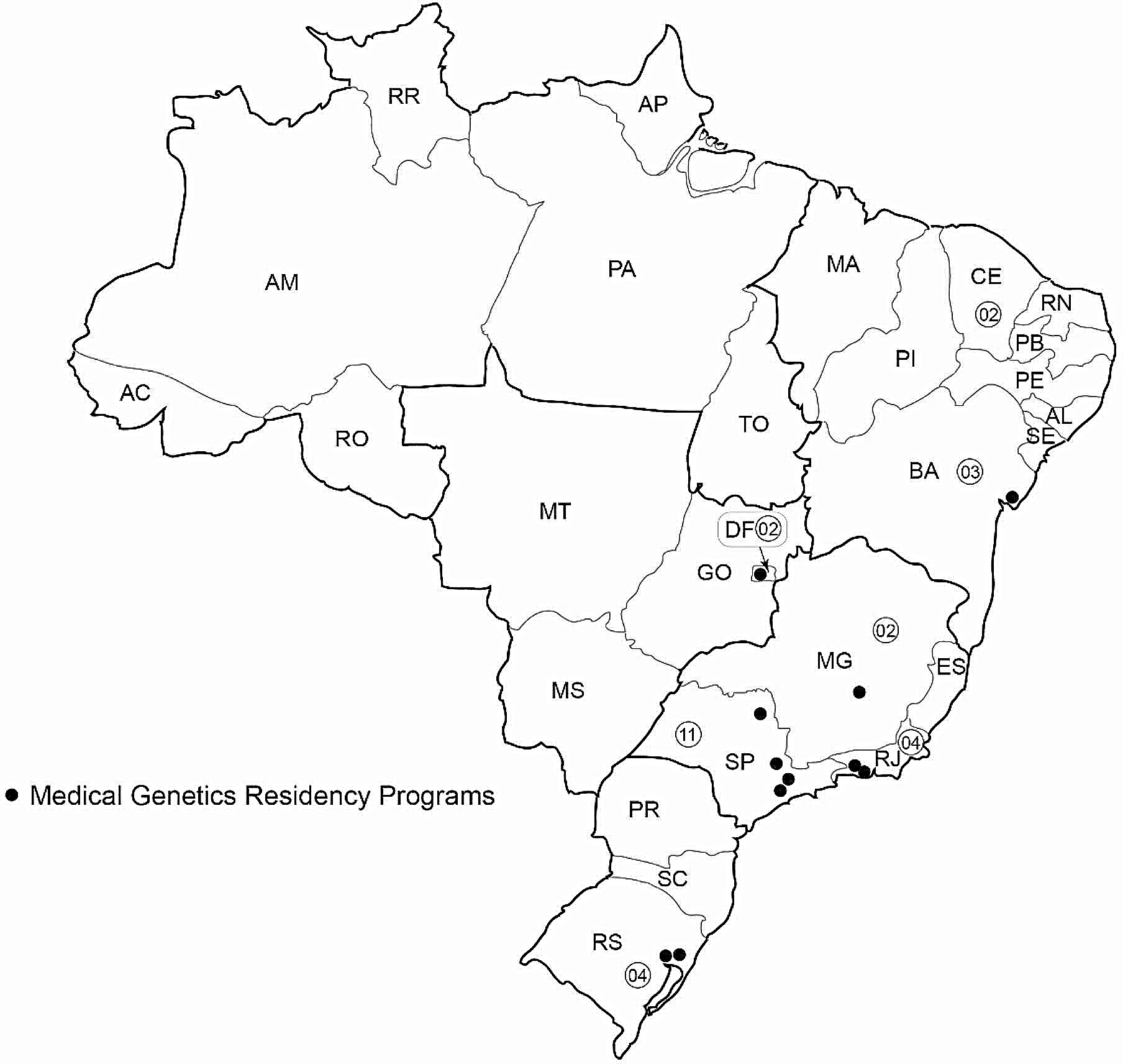 Teaching and training of human resources for genetics and genomics in Brazil