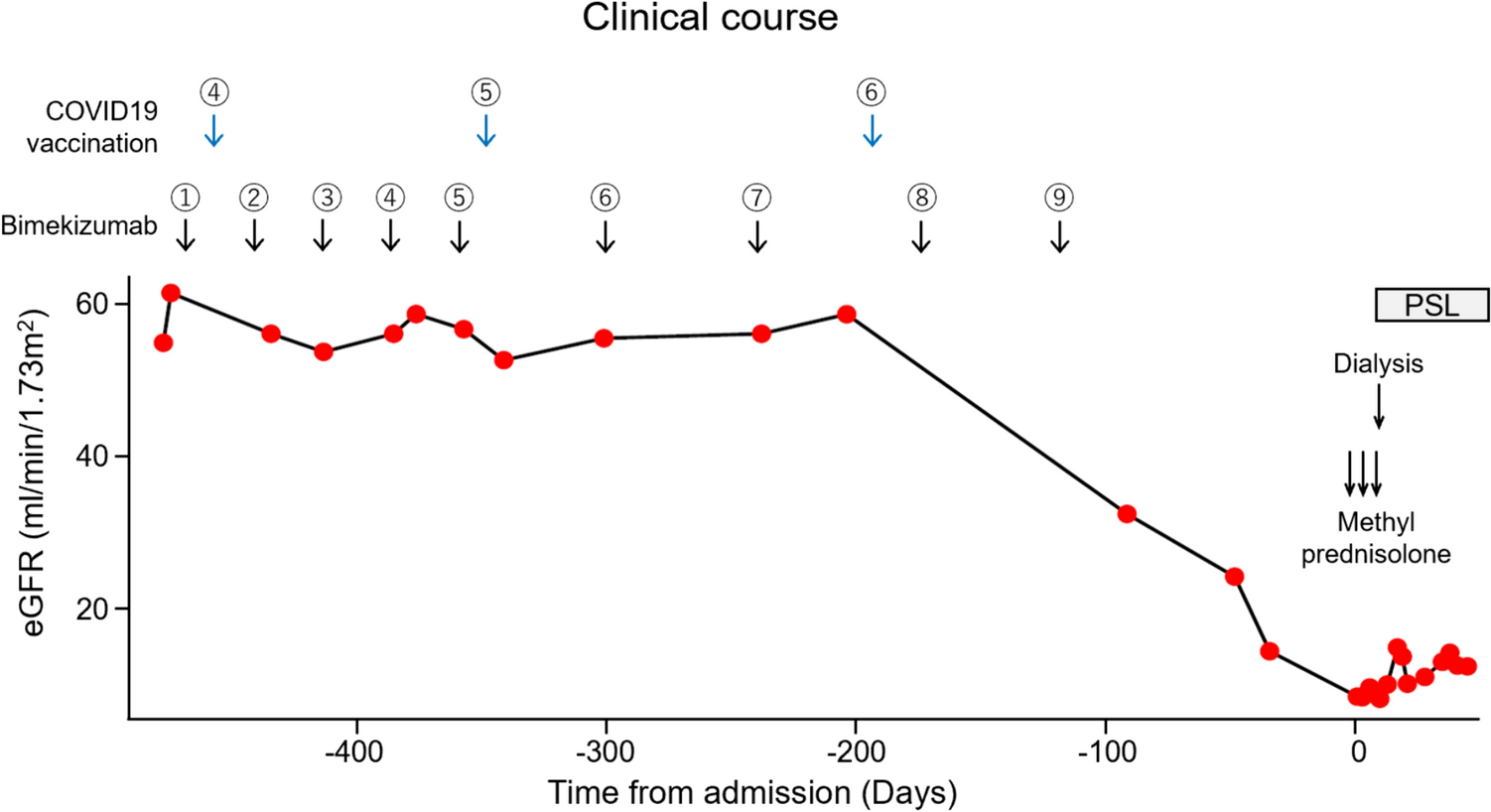 MPO-ANCA-positive rapidly progressive glomerulonephritis after COVID-19 vaccination during treatment of plaque psoriasis with bimekizumab