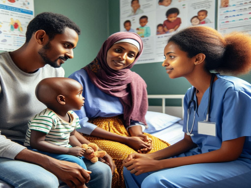 Association of Family-Centered Care With Psychological Distress Among Caregivers of Children With Cancer at a Tertiary-Level Hospital in Ethiopia: Cross-Sectional Study