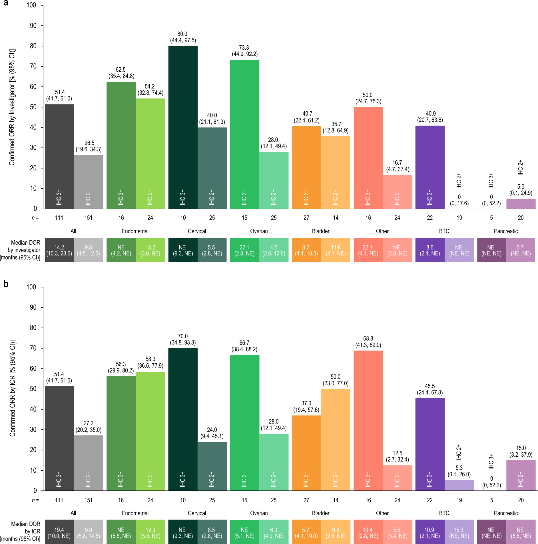 Efficacy of Trastuzumab Deruxtecan in HER2-Expressing Solid Tumors by Enrollment HER2 IHC Status: Post Hoc Analysis of DESTINY-PanTumor02