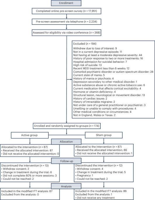 Home-based transcranial direct current stimulation treatment for major depressive disorder: a fully remote phase 2 randomized sham-controlled trial