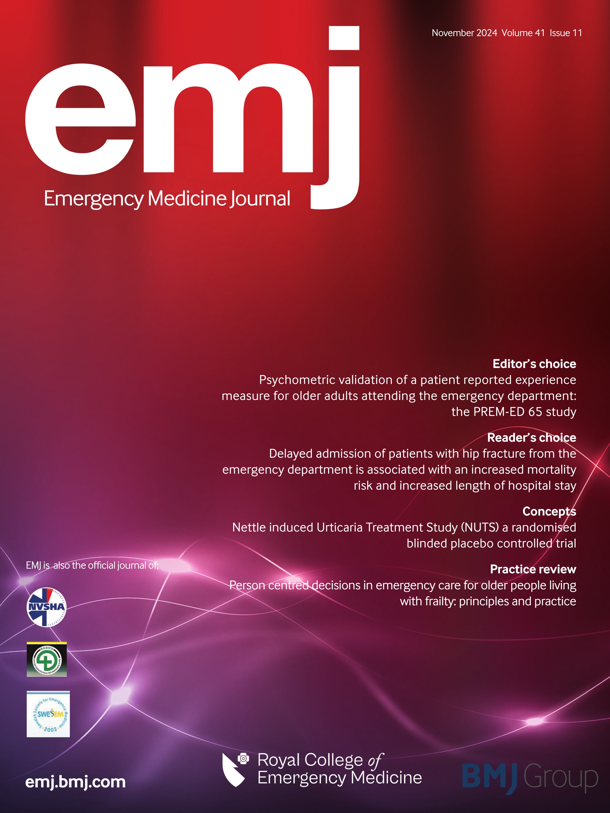 Psychometric validation of a patient-reported experience measure for older adults attending the emergency department: the PREM-ED 65 study