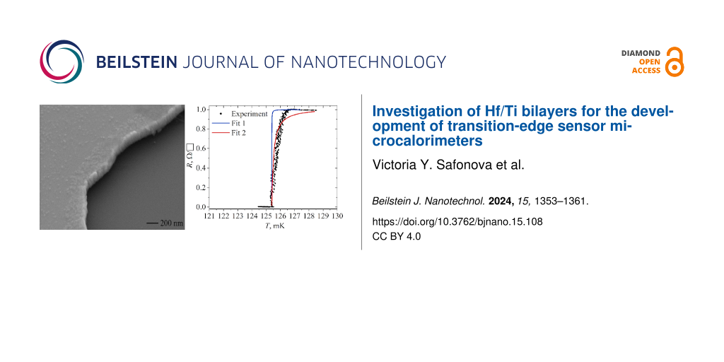 Investigation of Hf/Ti bilayers for the development of transition-edge sensor microcalorimeters