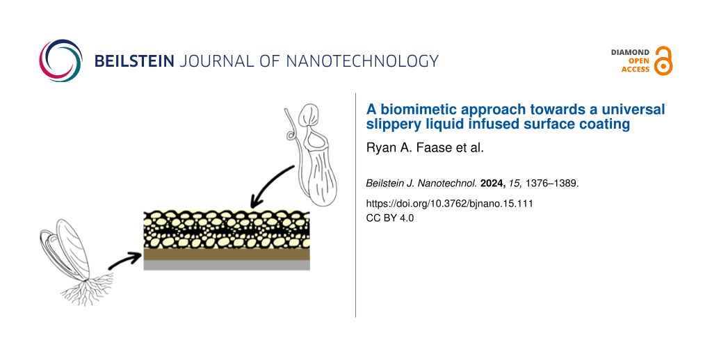 A biomimetic approach towards a universal slippery liquid infused surface coating